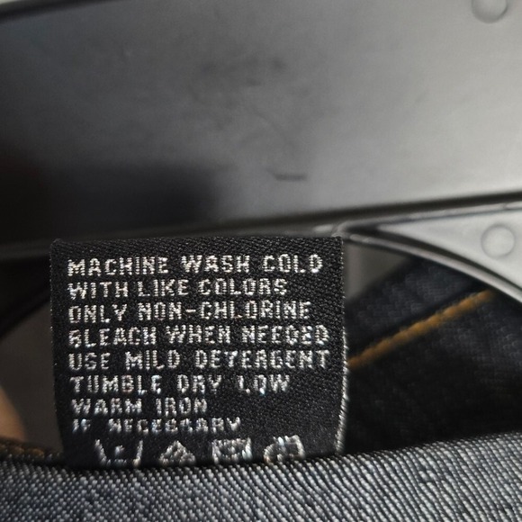 Drama Gold Womens L Jean Jacket Dark Wsh Double Breasted Large Belted Career Y2K - Picture 3 of 10